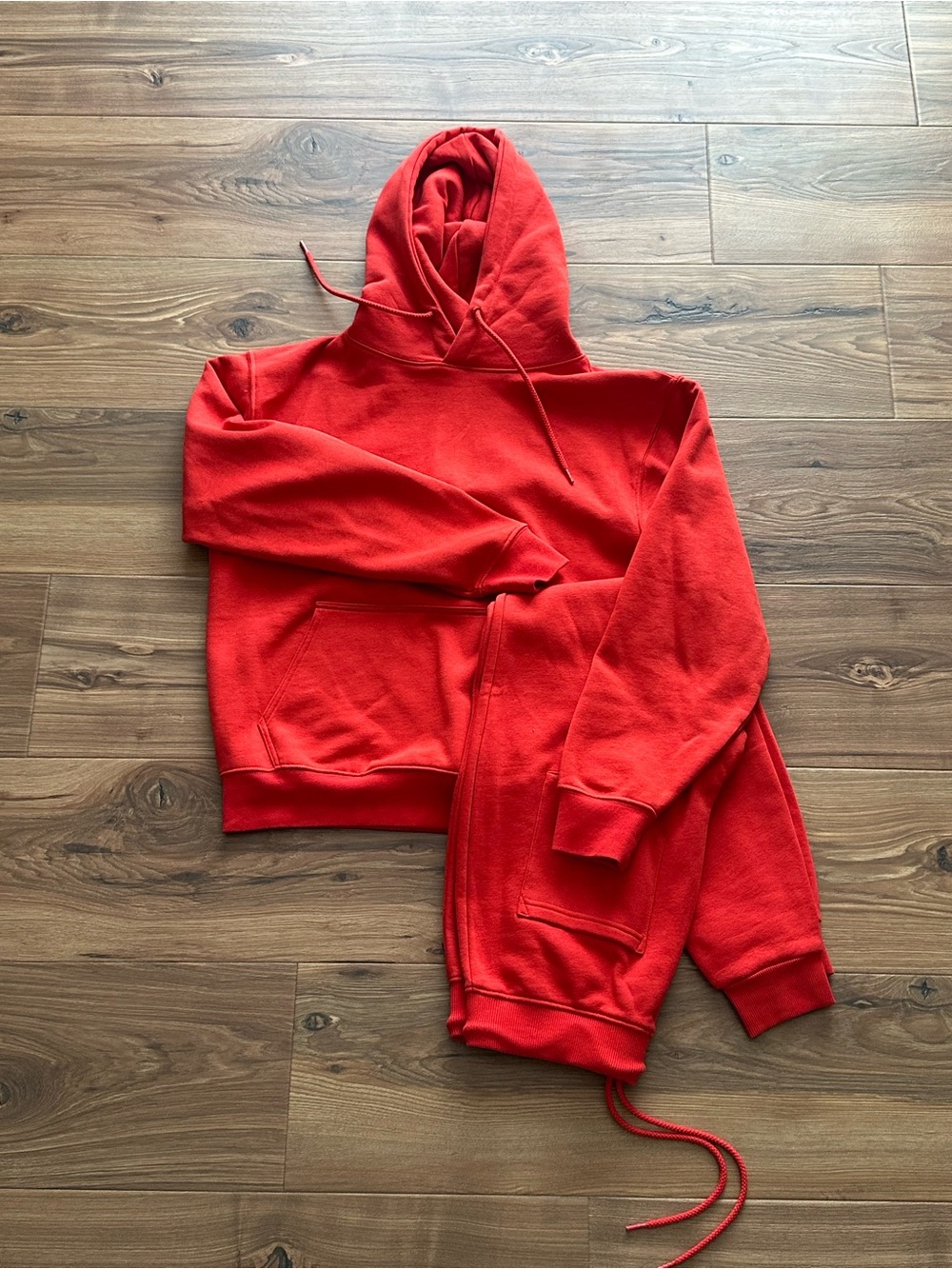 Fashion Nova Red Women's Hoodie & Sweatpants Lounge Set